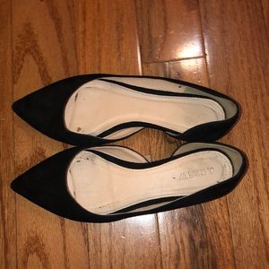 J Crew suede pointed flats
